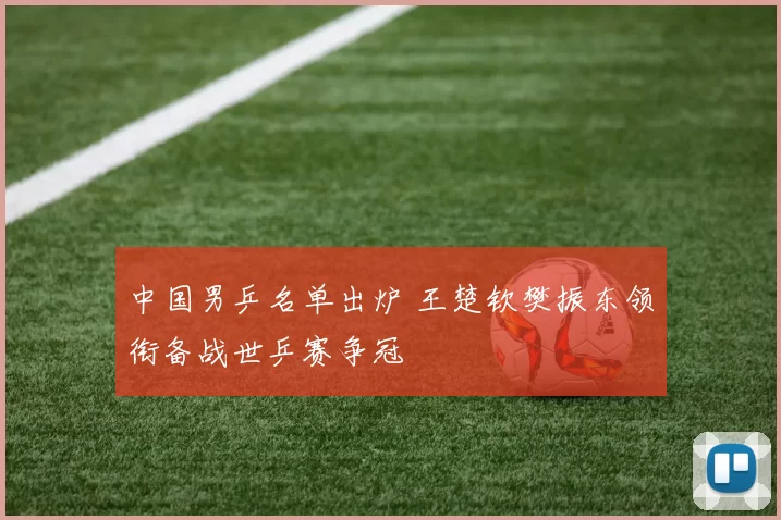 中国男乒名单出炉 王楚钦樊振东领衔备战世乒赛争冠